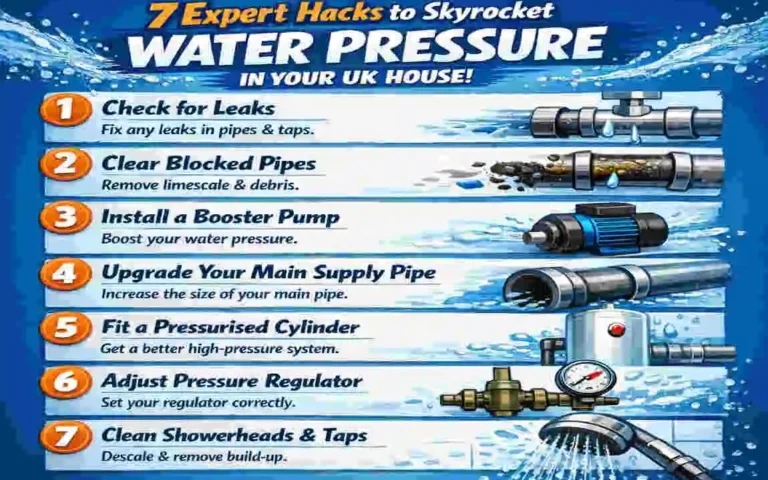 how to increase water pressure in uk house