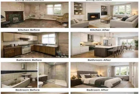 room by room renovation in london house