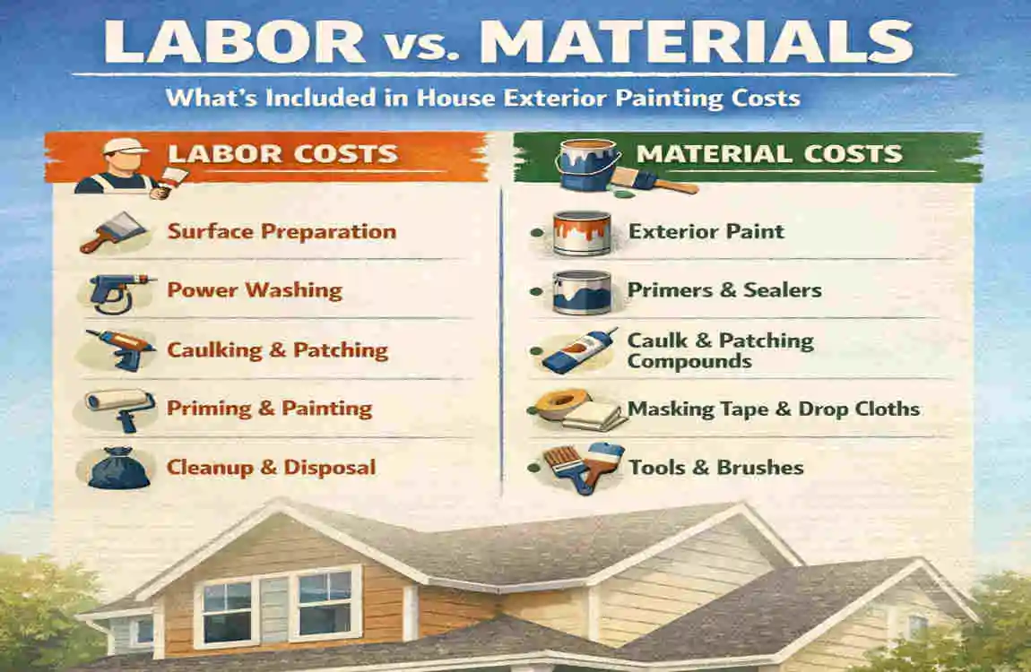 how much to paint a house exterior