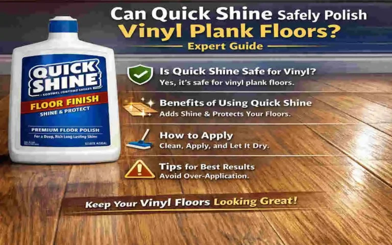 can you use quick shine on vinyl plank flooring