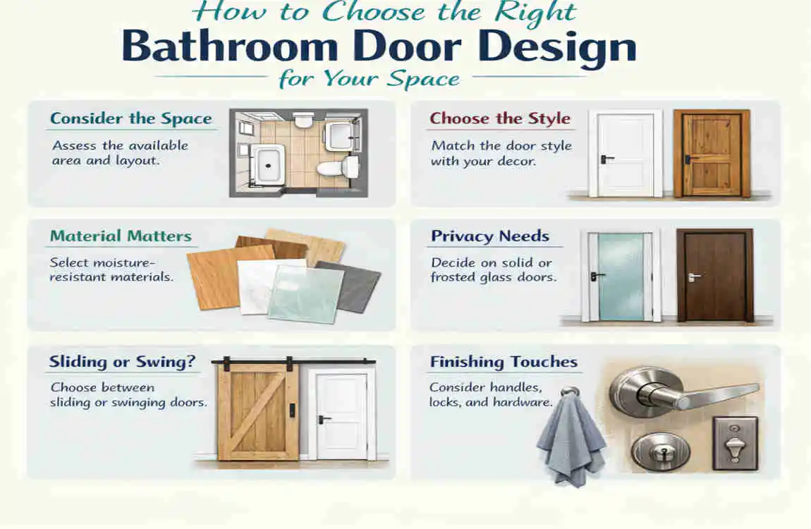 bathroom door design