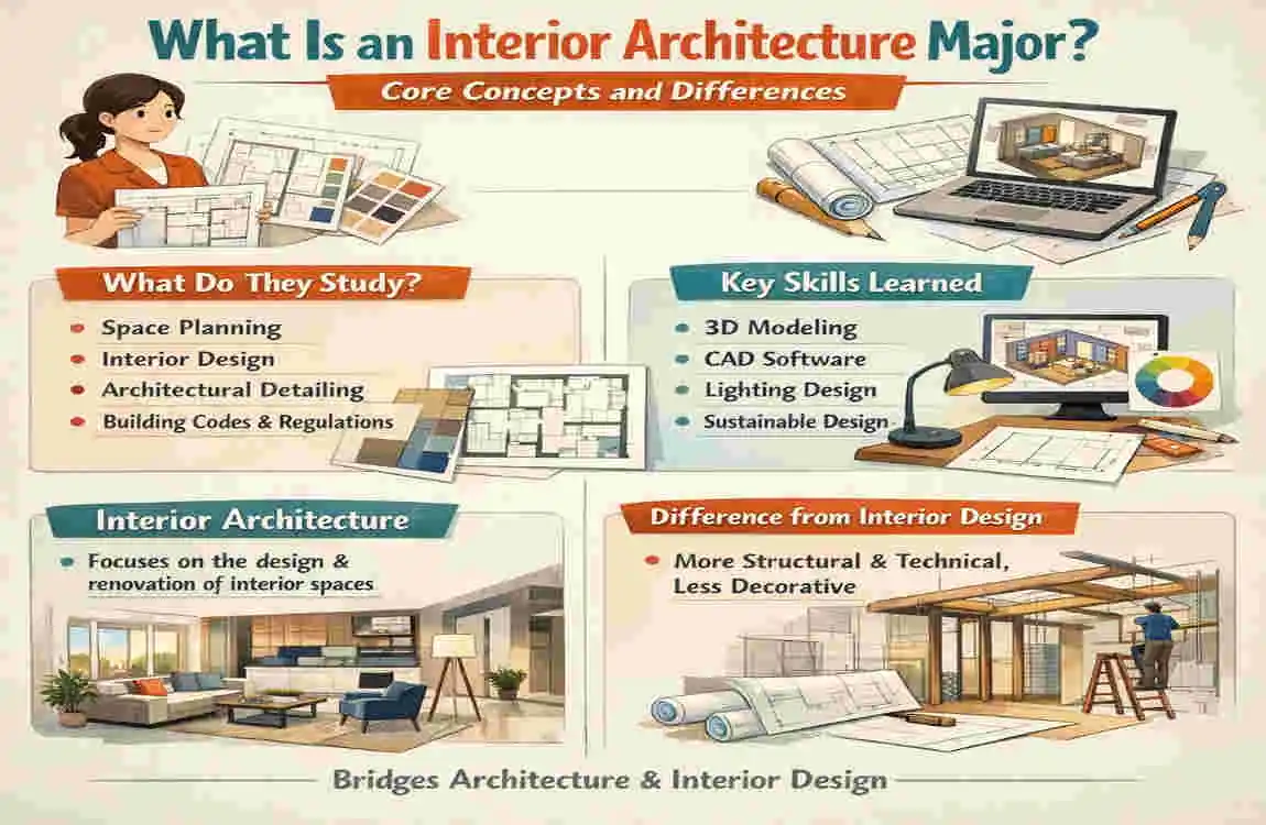 What Is an Interior Architecture Major? Ultimate Guide to Courses, Careers & Skills