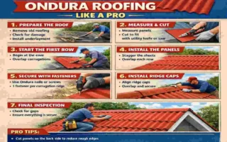 how to install ondura roofing