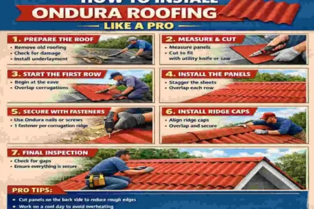 how to install ondura roofing