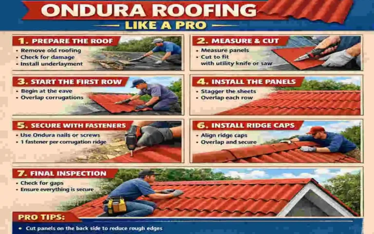 how to install ondura roofing