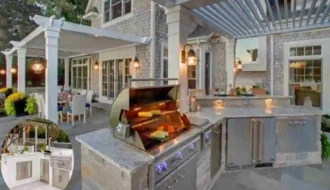 simple outdoor kitchen house ideas