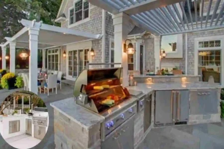 simple outdoor kitchen house ideas
