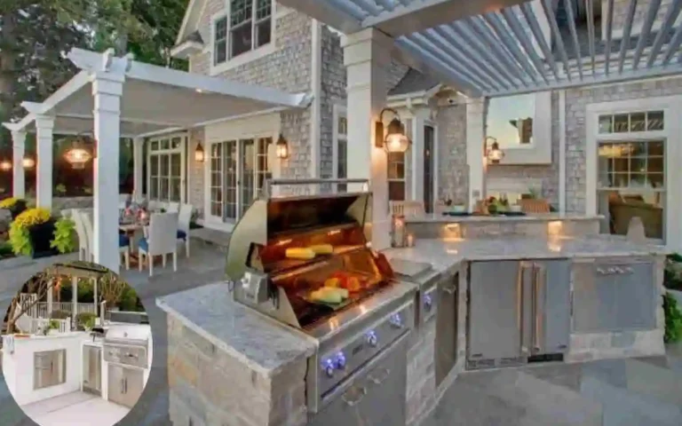 simple outdoor kitchen house ideas