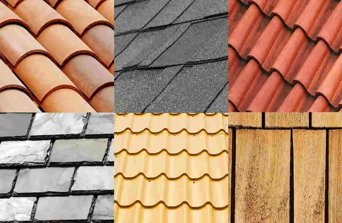 what are the top 5 roofing materials?