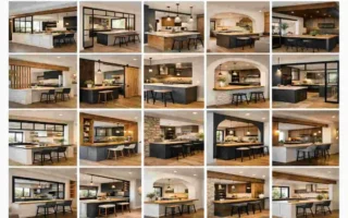 semi open kitchen design ideas