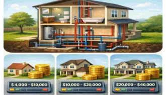 how much to replace all plumbing in a house