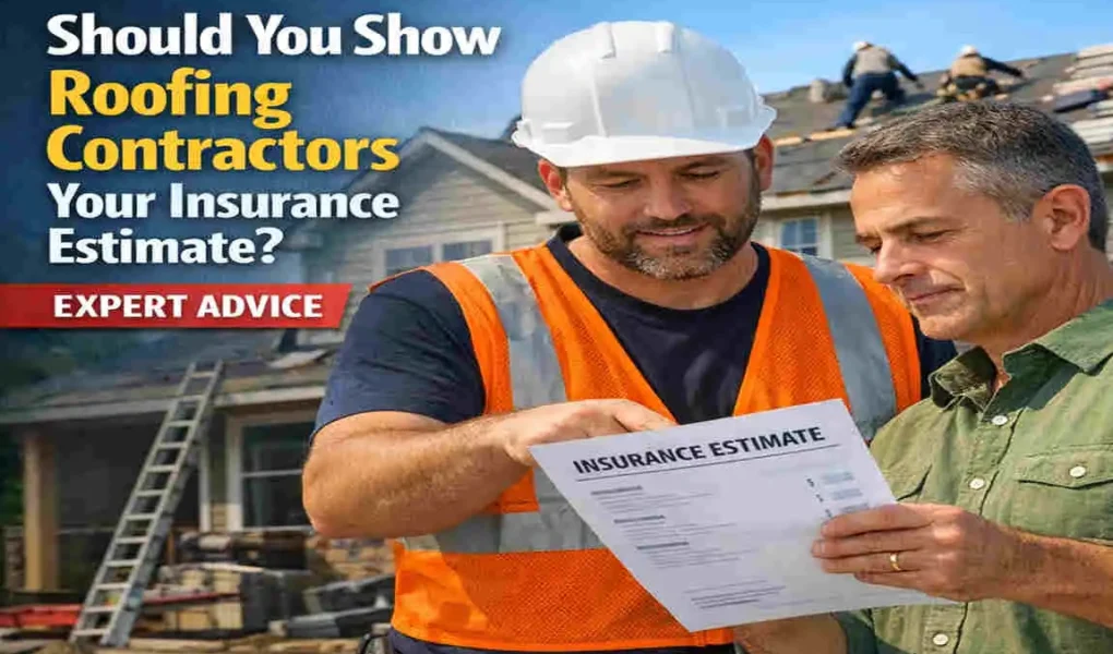 should you show roofing contractor insurance estimate