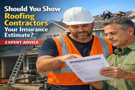 should you show roofing contractor insurance estimate
