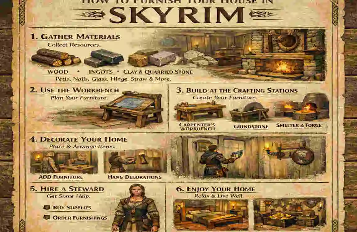 How to Furnish Your House in Skyrim