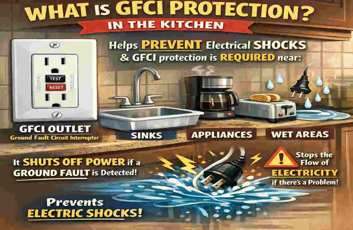 do all kitchen outlets need to be gfci protected