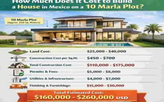 how much does it cost to build a house in mexico 10 marla