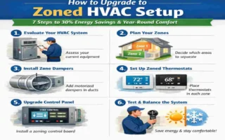 how to upgrade to zoned hvac setup