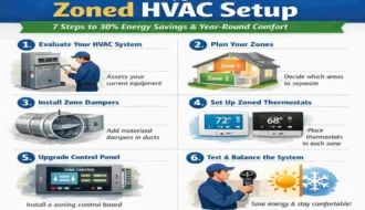 how to upgrade to zoned hvac setup
