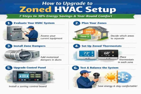 how to upgrade to zoned hvac setup