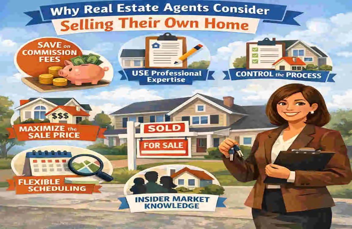 can a real estate agent sell their own home