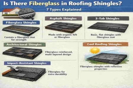 Is There Fiberglass in Roofing Shingles? 7 Types Explained