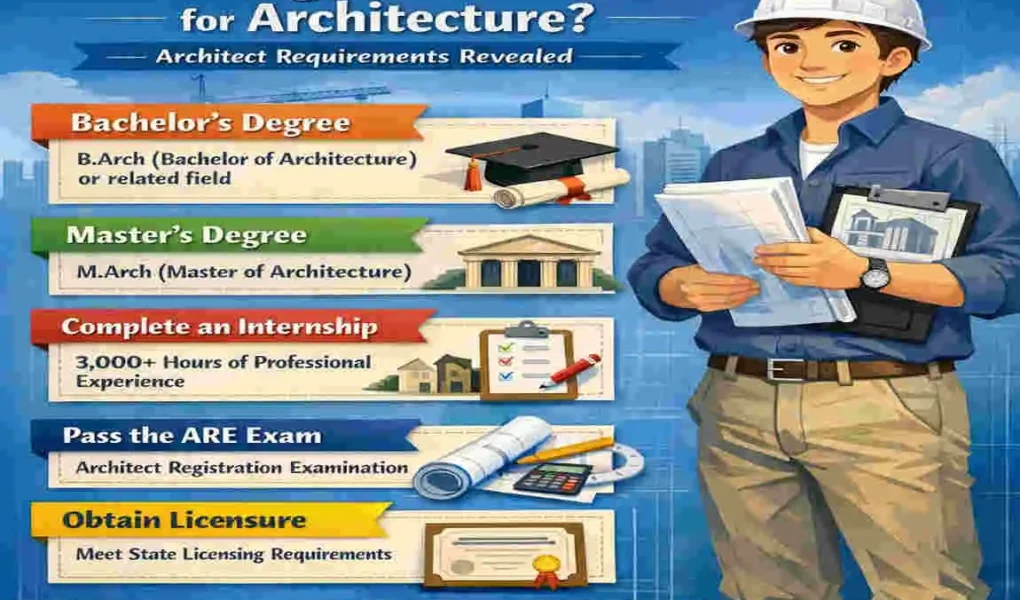 what degree do you need for architecture