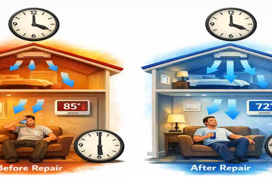 How Long Does It Take for Your House to Cool Down After AC Repair