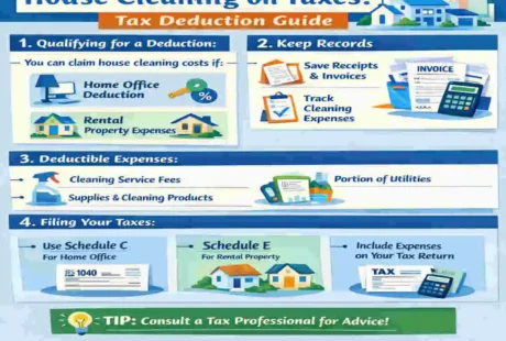 How to Claim House Cleaning on Taxes