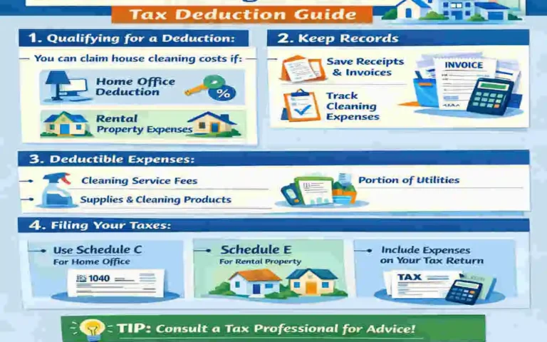 How to Claim House Cleaning on Taxes