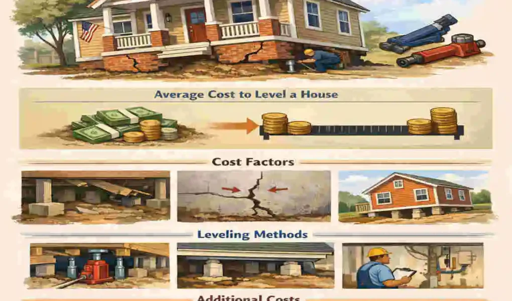 How Much Does It Cost to Level a Wood Frame House