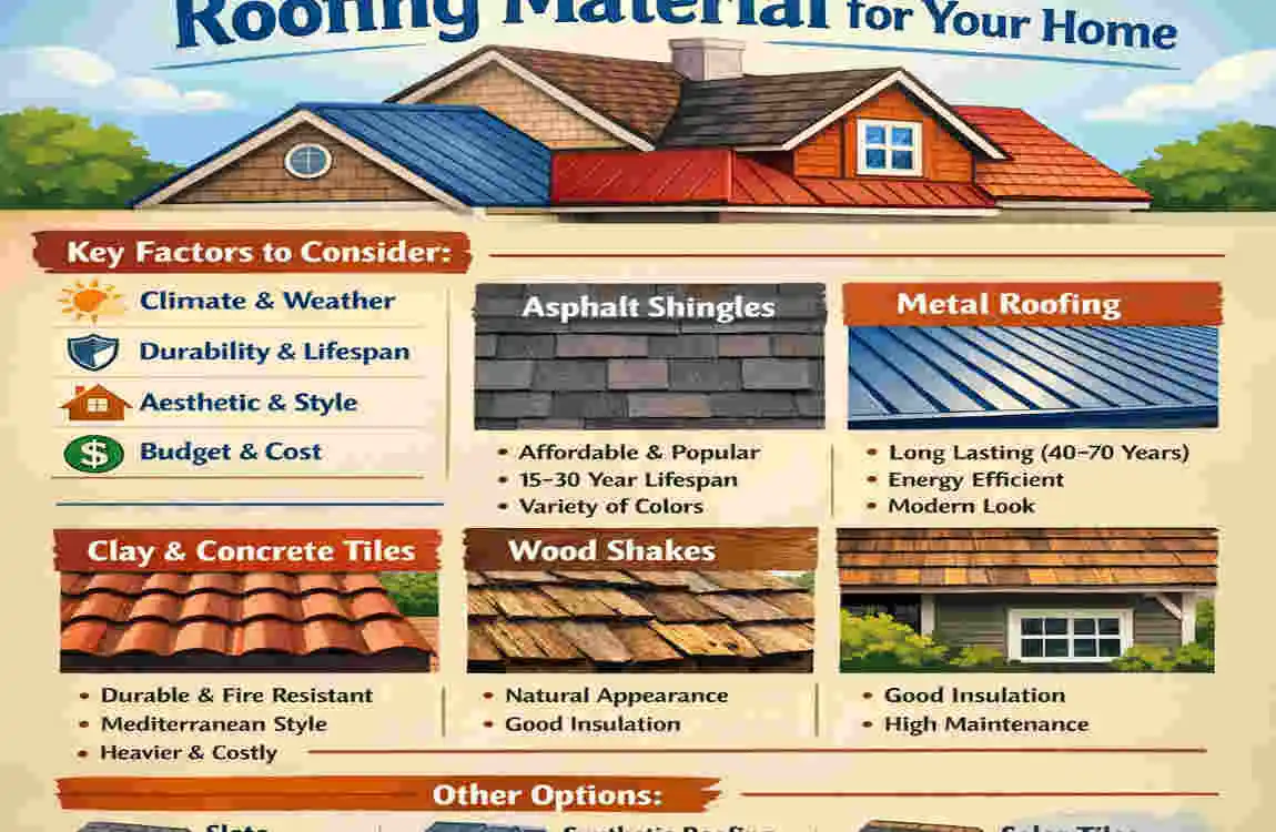 what are the top 5 roofing materials in usa