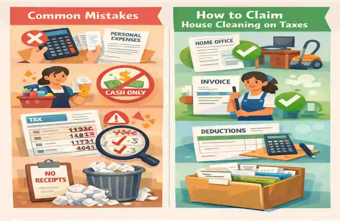 How to Claim House Cleaning on Taxes