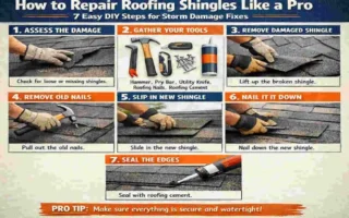 how to repair roofing shingles