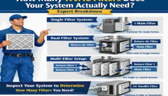 how many filters does an hvac system have