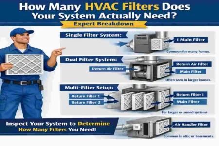 how many filters does an hvac system have