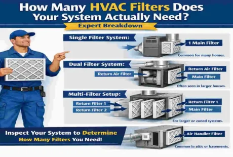 how many filters does an hvac system have