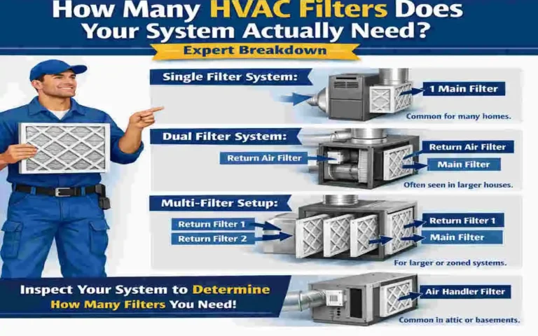 how many filters does an hvac system have