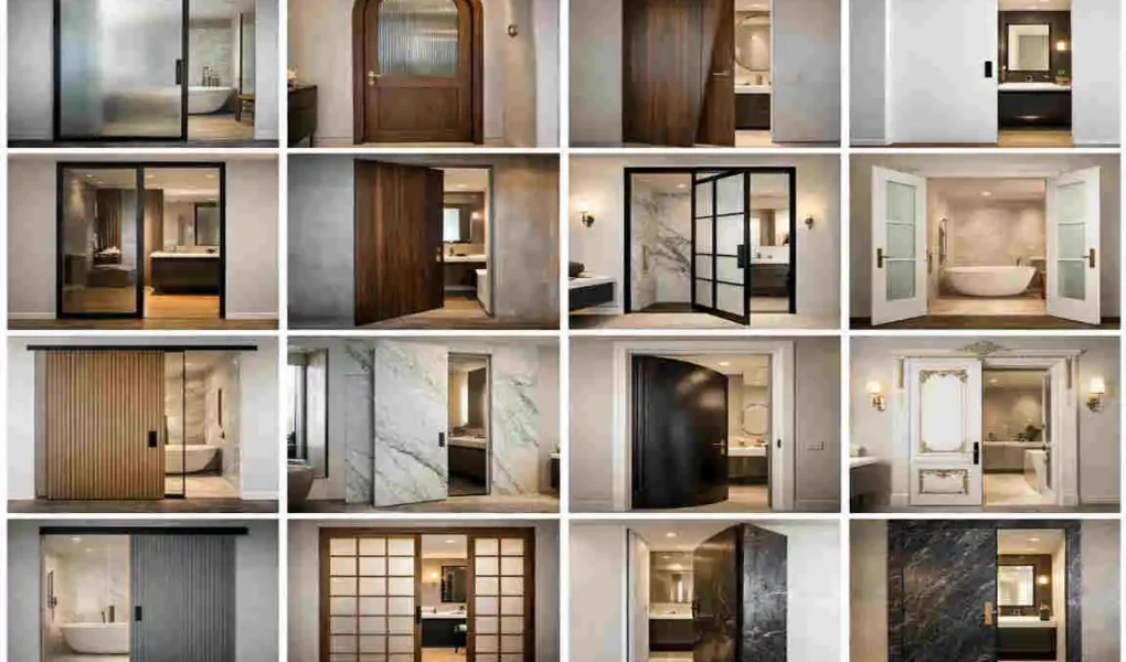 bathroom door design