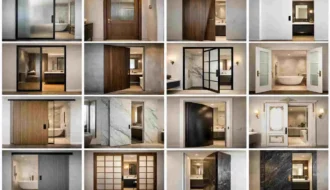 bathroom door design