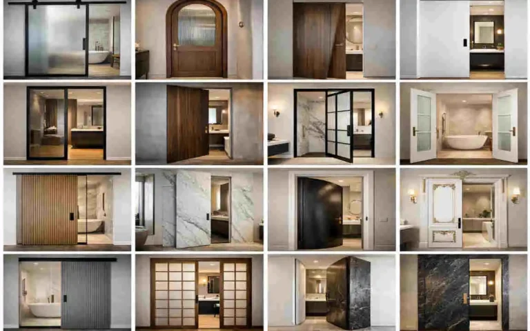 bathroom door design