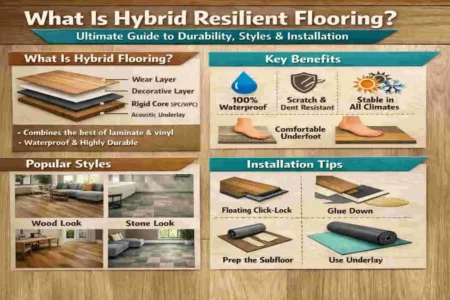 what is hybrid resilient flooring