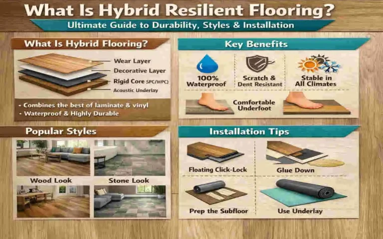 what is hybrid resilient flooring