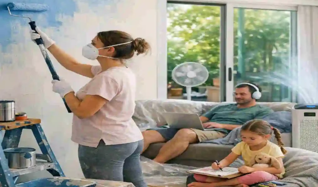 Can You Live in the House While Painting Inside