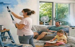 Can You Live in the House While Painting Inside