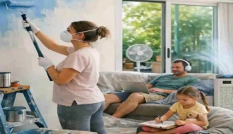 Can You Live in the House While Painting Inside