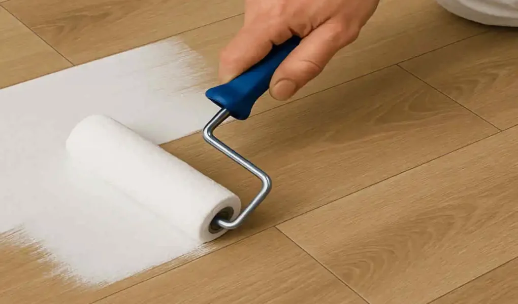 can you paint vinyl flooring