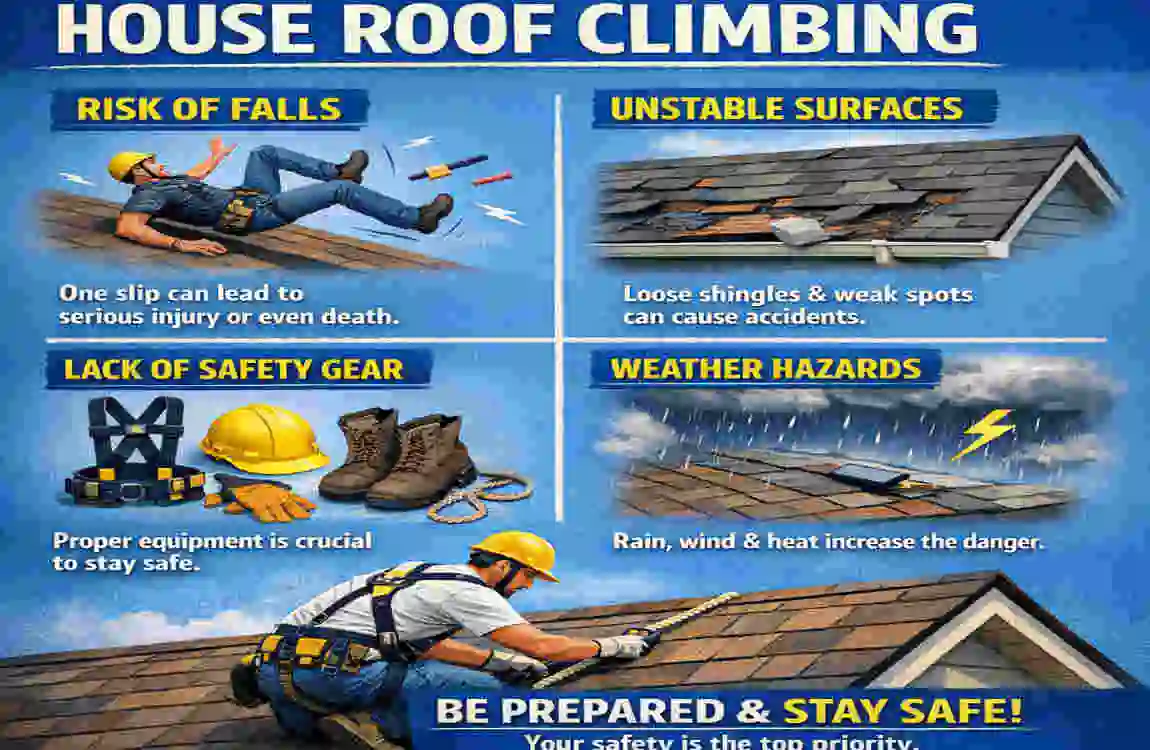 How to Climb Your House Roof Safely