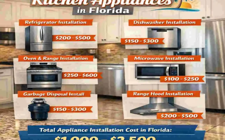 Costs to Install Kitchen Appliances in Florida