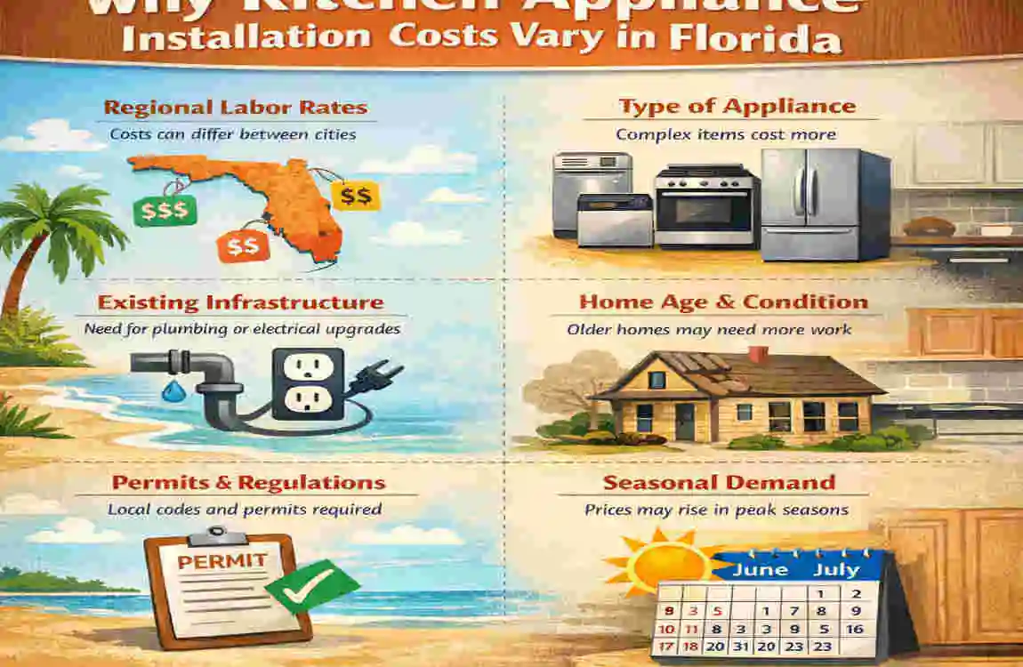 Costs to Install Kitchen Appliances in Florida