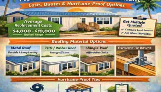 Florida Mobile Home Roof Replacement: Costs